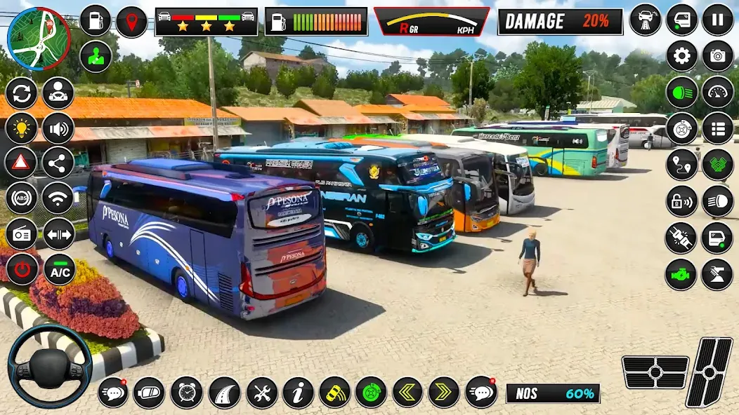 Euro Bus Simulator - Bus Games  [МОД Unlimited Money] Screenshot 3