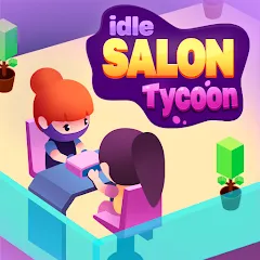 Взлом Idle Beauty Salon Tycoon (Айдл Бьюти Салон Тайкун)  [МОД Все открыто] - полная версия apk на Андроид