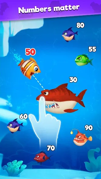 Fish Go.io - Be the fish king  [МОД Бесконечные монеты] Screenshot 2