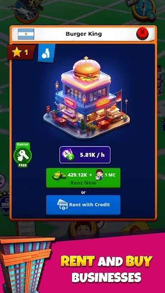 Geopoly: Tycoon NFT Idle Game (ГЕОПОЛИ Реал)  [МОД Много денег] Screenshot 1
