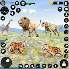 Взлом Tiger Simulator Animal Games (Тигровый симулятор  игры с животными)  [МОД Все открыто] - полная версия apk на Андроид