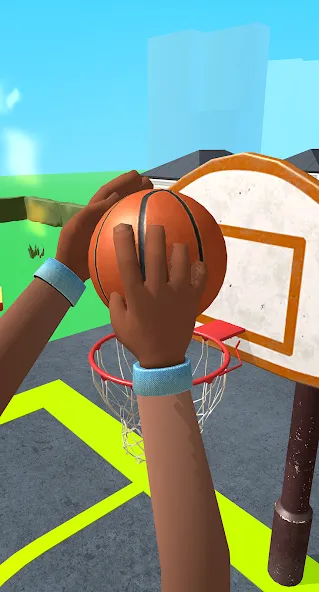 Dribble Hoops (Дрибл Хупс)  [МОД Бесконечные деньги] Screenshot 2