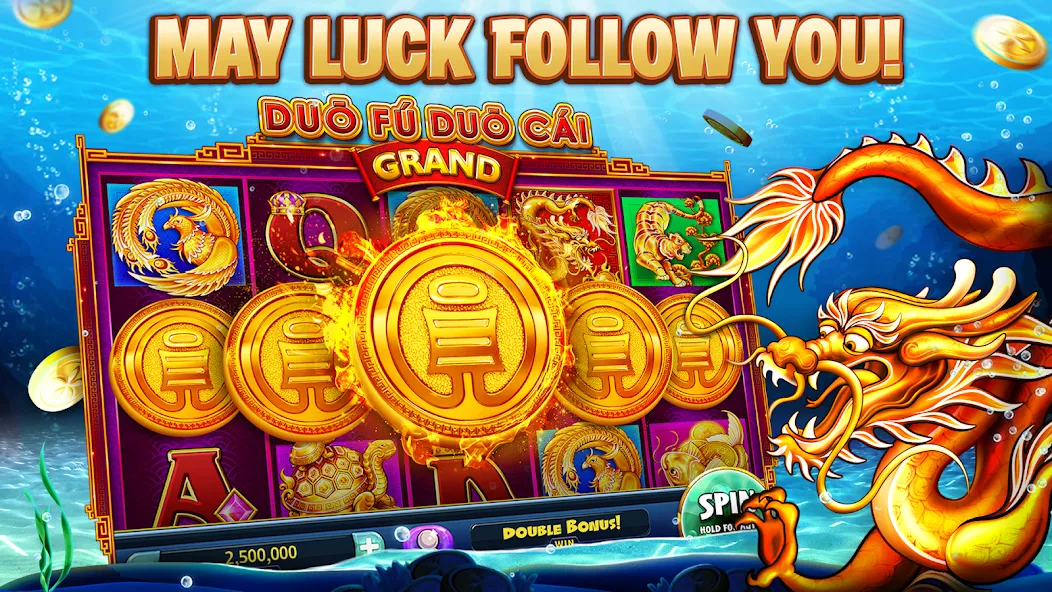 Gold Fish Casino Slot Games (Голдфиш)  [МОД Бесконечные монеты] Screenshot 2