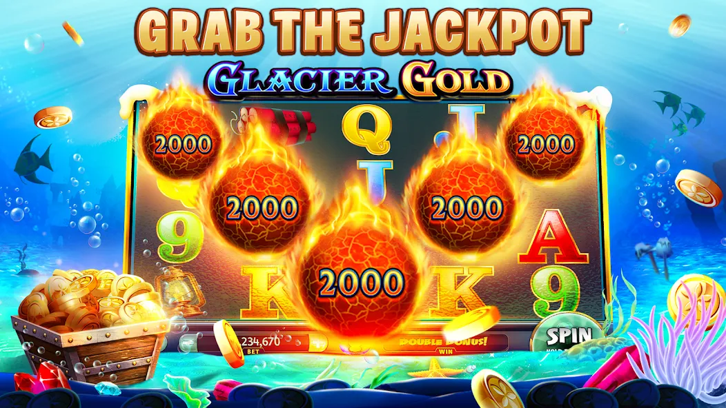 Gold Fish Casino Slot Games (Голдфиш)  [МОД Бесконечные монеты] Screenshot 3