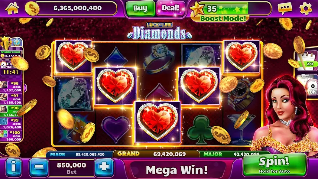 Jackpot Party Casino Slots (Джекпот Пати)  [МОД Mega Pack] Screenshot 5