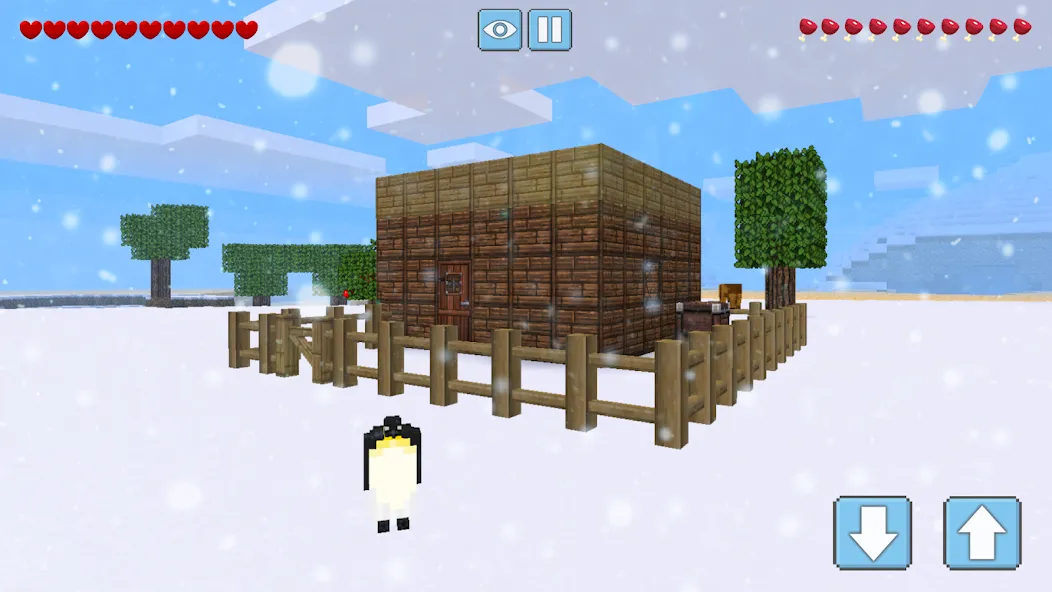 Winter Craft - Block Craft (Винтер Крафт)  [МОД Бесконечные монеты] Screenshot 3