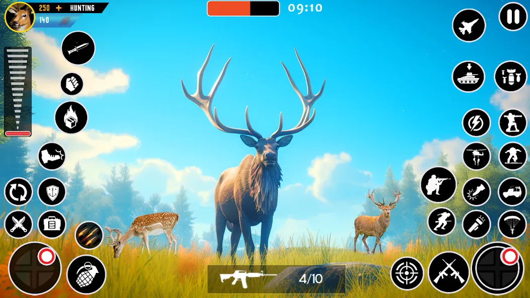 Wild Animal Deer Hunting Games (Охота на диких зверей с оружием  игры)  [МОД Все открыто] Screenshot 4