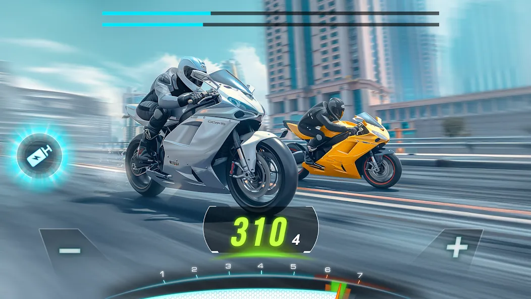 Motor Bike: Xtreme Races  [МОД Unlimited Money] Screenshot 3