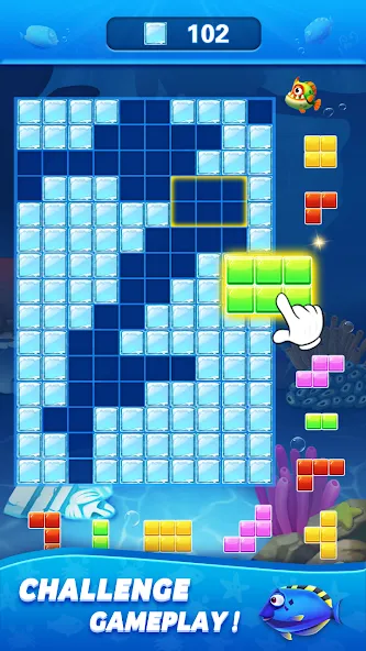 Block Ocean 1010 Puzzle Games (Блок Океан 1010 Головоломки)  [МОД Mega Pack] Screenshot 2