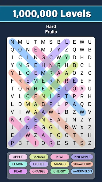 Word Search: Word Find (Ворд Срч)  [МОД Mega Pack] Screenshot 3