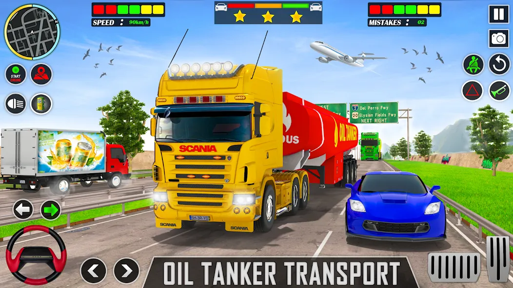 Offroad Oil Tanker Truck Games (Оффроуд Игры на машинецистерне для нефти)  [МОД Бесконечные монеты] Screenshot 1