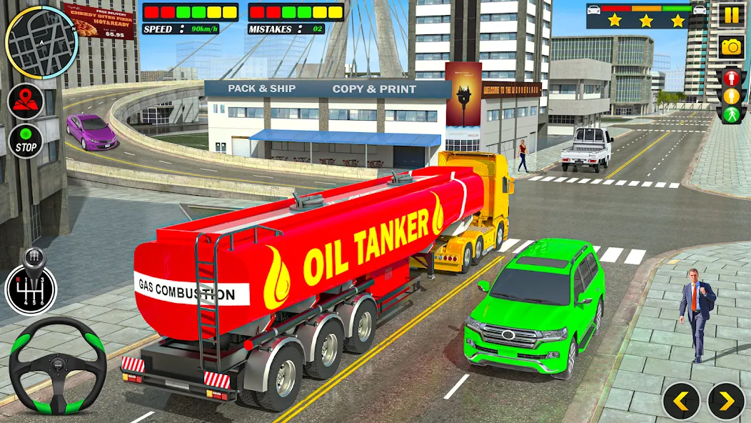 Offroad Oil Tanker Truck Games (Оффроуд Игры на машинецистерне для нефти)  [МОД Бесконечные монеты] Screenshot 2