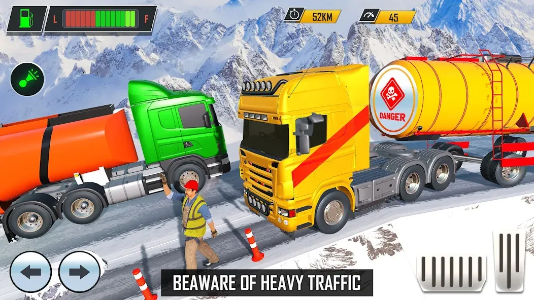 Offroad Oil Tanker Truck Games (Оффроуд Игры на машинецистерне для нефти)  [МОД Бесконечные монеты] Screenshot 4