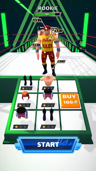 Wrestling Trivia Run (Рестлинг Тривия Ран)  [МОД Бесконечные деньги] Screenshot 2