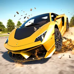 Скачать взломанную Car Crash: 3D Mega Demolition (Кар краш)  [МОД Бесконечные деньги] - стабильная версия apk на Андроид