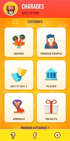Charades Guess the Word  [МОД Все открыто] Screenshot 4