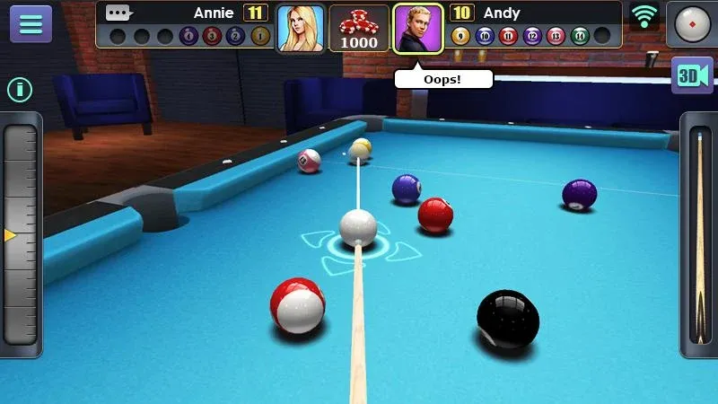 3D Pool Ball  [МОД Бесконечные деньги] Screenshot 1