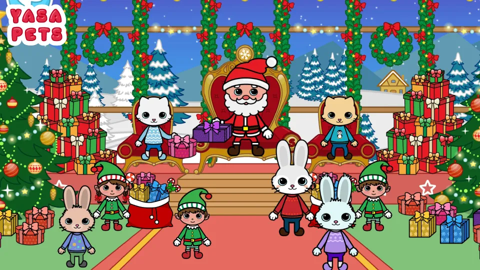 Yasa Pets Christmas (Яса Петс Кристмас)  [МОД Много денег] Screenshot 1