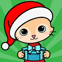 Взломанная Yasa Pets Christmas (Яса Петс Кристмас)  [МОД Много денег] - стабильная версия apk на Андроид