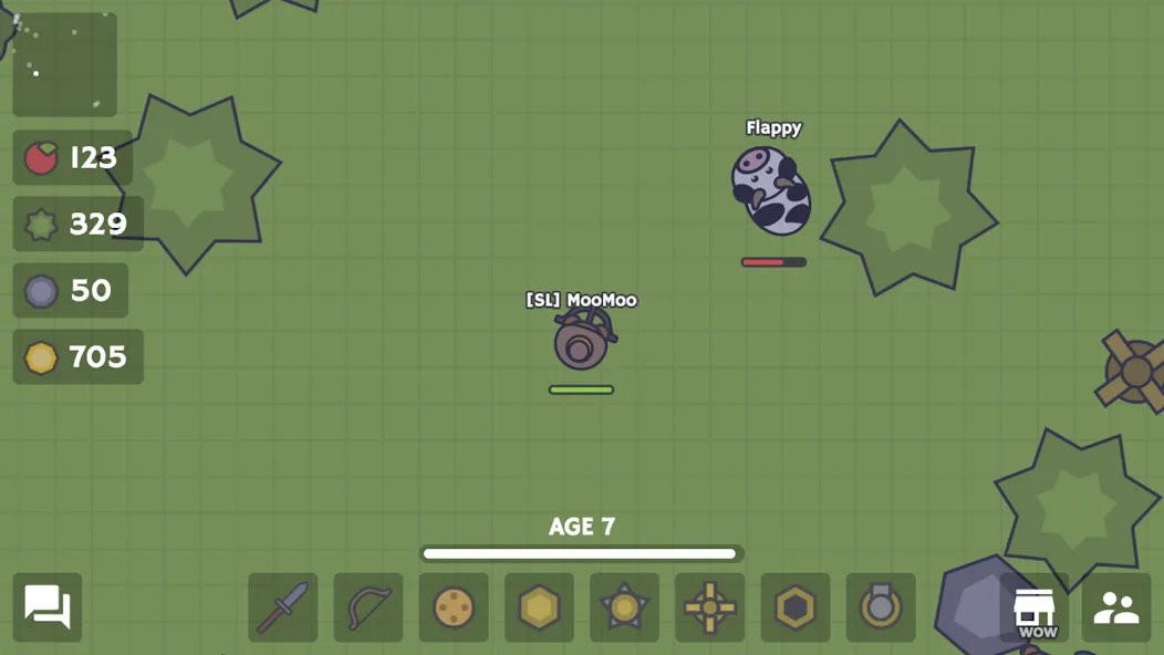 MooMoo.io (Official)  [МОД Все открыто] Screenshot 3