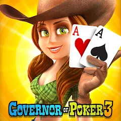 Взлом Governor of Poker 3 - Texas  [МОД Все открыто] - полная версия apk на Андроид