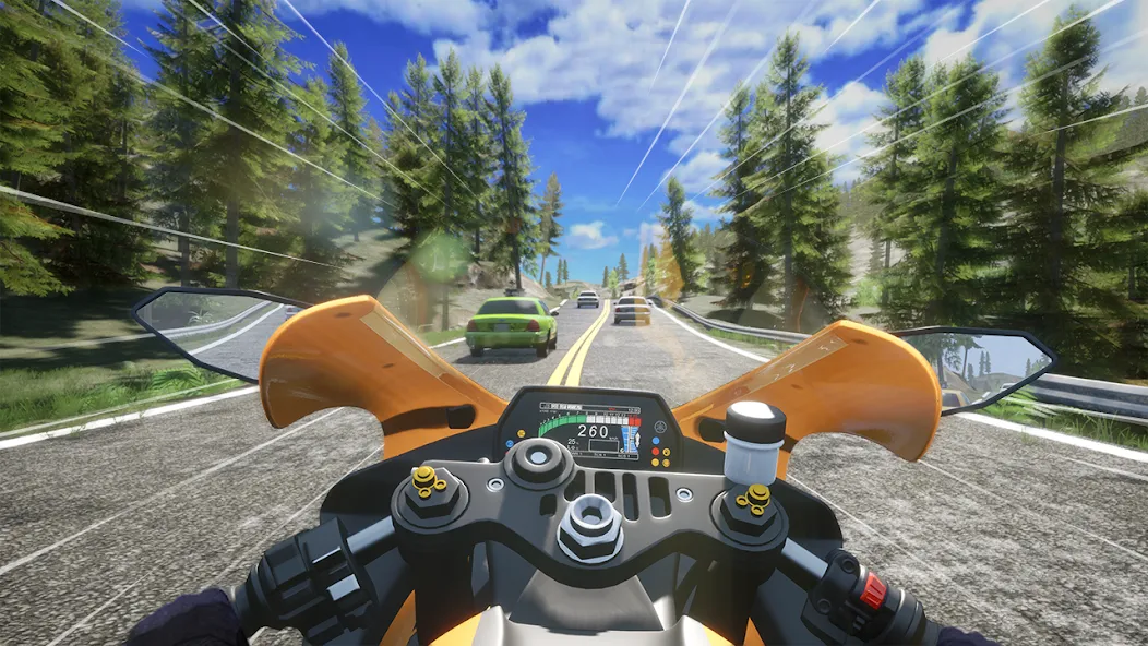 Speed Moto Dash:Real Simulator (Спид Мото Дэш)  [МОД Бесконечные деньги] Screenshot 5