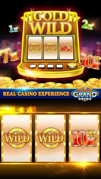 Vegas Grand Slots:Casino Games (Вегас Гранд Слоты)  [МОД Бесконечные монеты] Screenshot 2