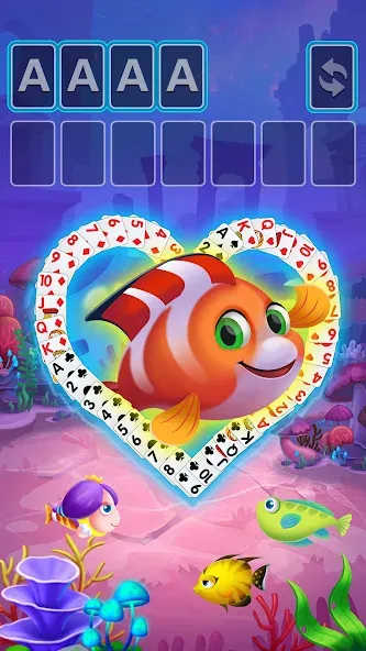 Solitaire Fish Klondike Card (Солитер Карточная игра Клондайк Фиш)  [МОД Бесконечные деньги] Screenshot 4