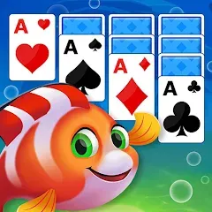 Скачать взлом Solitaire Fish Klondike Card (Солитер Карточная игра Клондайк Фиш)  [МОД Бесконечные деньги] - полная версия apk на Андроид