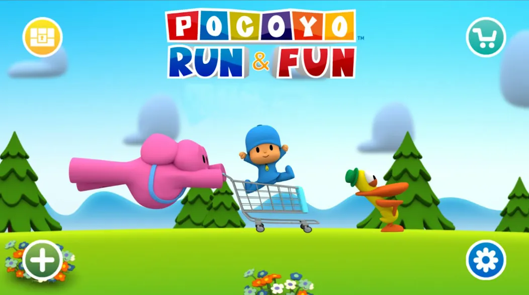 Pocoyo Run & Fun: Cartoon Jump  [МОД Unlocked] Screenshot 1