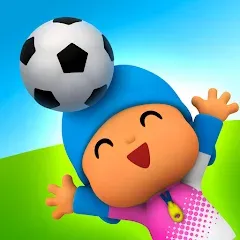 Взлом Talking Pocoyo Football  [МОД Много монет] - последняя версия apk на Андроид