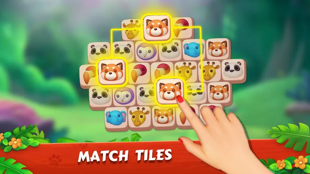 Zoo Tile - Match Puzzle Game (Зу Тайл)  [МОД Все открыто] Screenshot 4