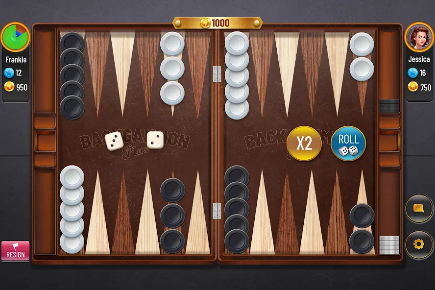 Backgammon Plus - Board Game (Бэкгаммон Плюс)  [МОД Много денег] Screenshot 1