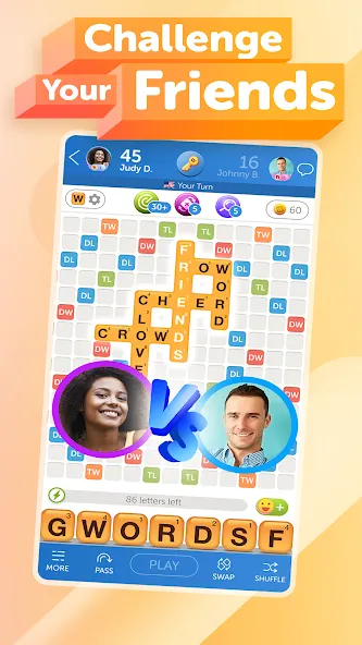 Words With Friends 2 Word Game (Вордс вит Френдс 2 Классик)  [МОД Много денег] Screenshot 2