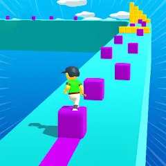 Скачать взломанную Block Surfer (Блок Серфер)  [МОД Много монет] - последняя версия apk на Андроид