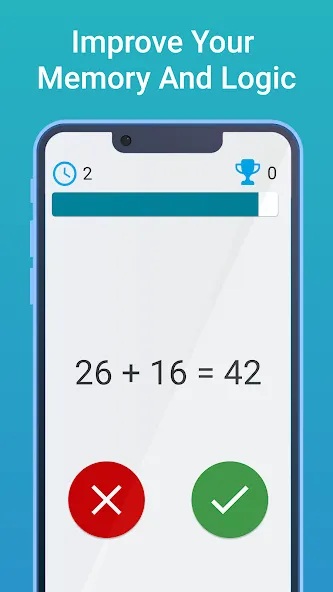 Math Games: Brain iq riddles  [МОД Unlocked] Screenshot 5