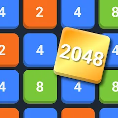 Скачать взлом 2048: Puzzle Game! Merge Block (Две тысячи сорок восемь)  [МОД Unlocked] - полная версия apk на Андроид