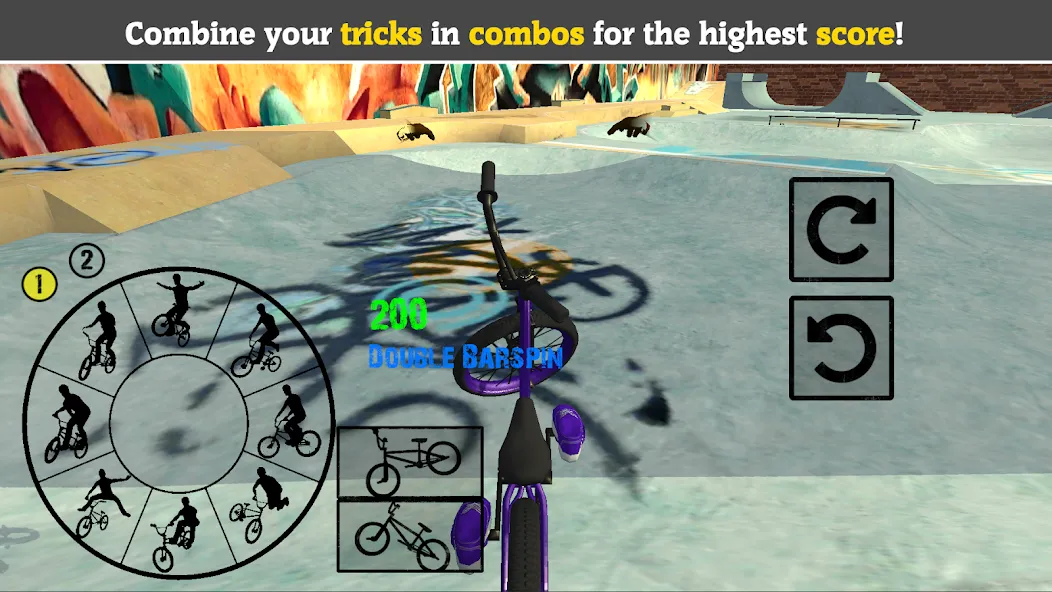 BMX FE3D 2 (БМХ ФЭ3Д 2)  [МОД Много монет] Screenshot 5