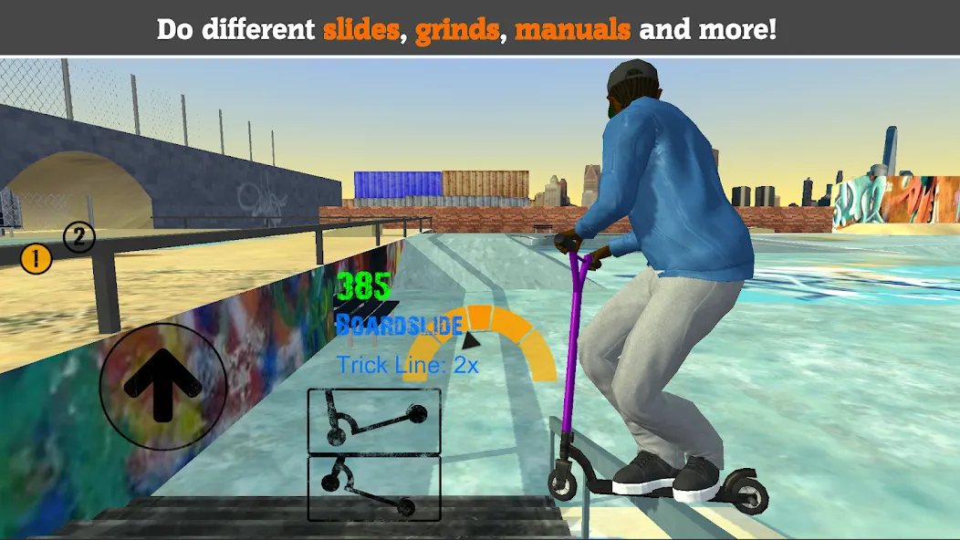 Scooter FE3D 2 (Скутер ФЭ3Д 2)  [МОД Unlimited Money] Screenshot 1