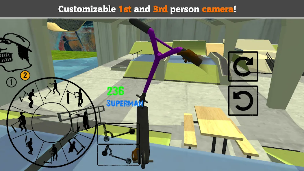 Scooter FE3D 2 (Скутер ФЭ3Д 2)  [МОД Unlimited Money] Screenshot 2