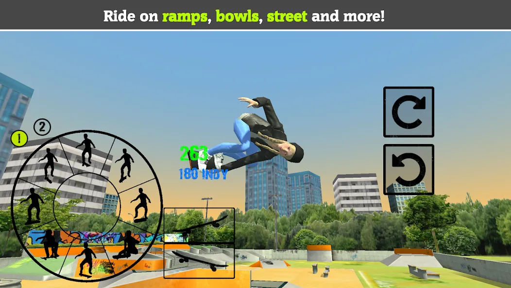 Skateboard FE3D 2 (Скейтборд 3D 2)  [МОД Mega Pack] Screenshot 5