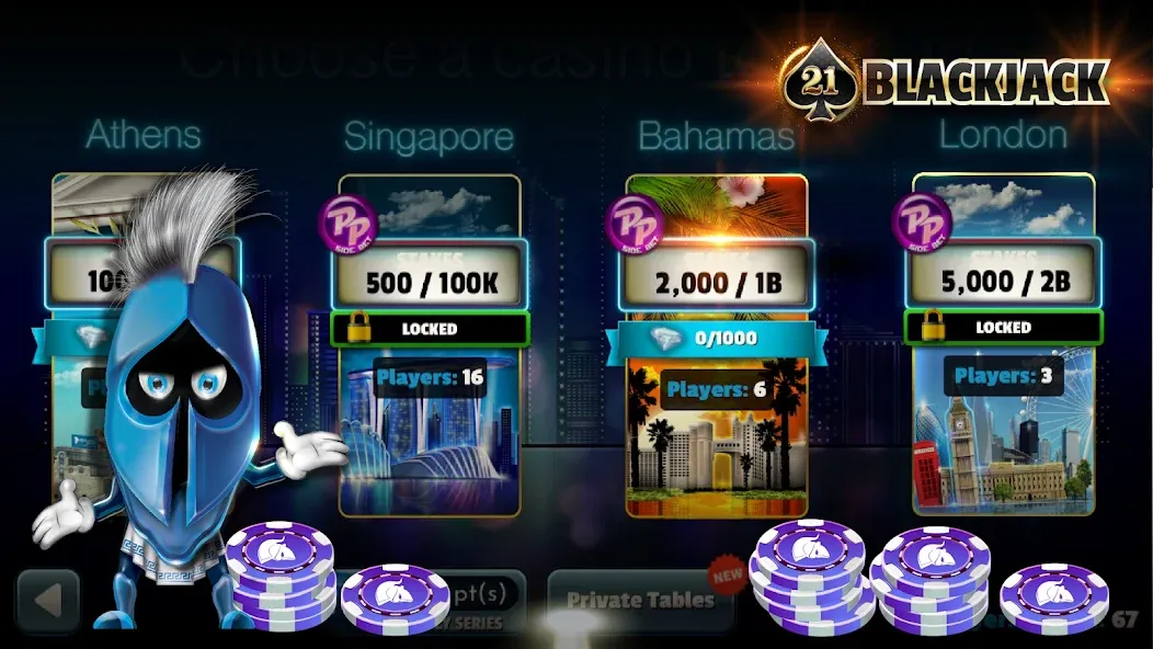 BlackJack 21 - Online Casino  [МОД Меню] Screenshot 2