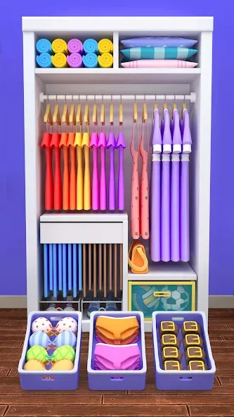 Fill the Closet: Organize Game (Фил зе Клозет)  [МОД Бесконечные деньги] Screenshot 2