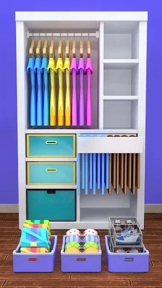 Fill the Closet: Organize Game (Фил зе Клозет)  [МОД Бесконечные деньги] Screenshot 5