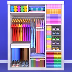 Скачать взлом Fill the Closet: Organize Game (Фил зе Клозет)  [МОД Бесконечные деньги] - стабильная версия apk на Андроид