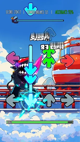 Music Rhythm Battle Night  [МОД Много денег] Screenshot 1