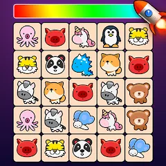 Взлом Match Animal - Match Game (Матч Зверь Матч Игра)  [МОД Много денег] - стабильная версия apk на Андроид