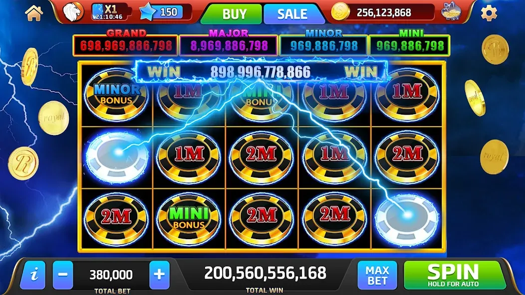 Royal Jackpot Casino Machines (Роял Джекпот Казино Машины)  [МОД Много денег] Screenshot 3