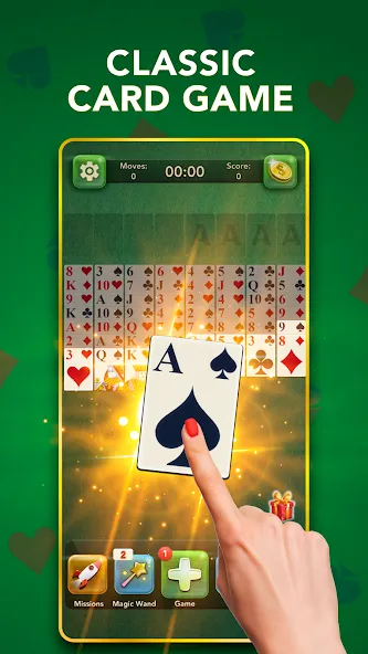 FreeCell Classic Card Game (ФриСел Классическая карточная игра)  [МОД Все открыто] Screenshot 1