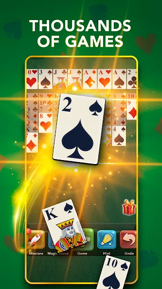 FreeCell Classic Card Game (ФриСел Классическая карточная игра)  [МОД Все открыто] Screenshot 5